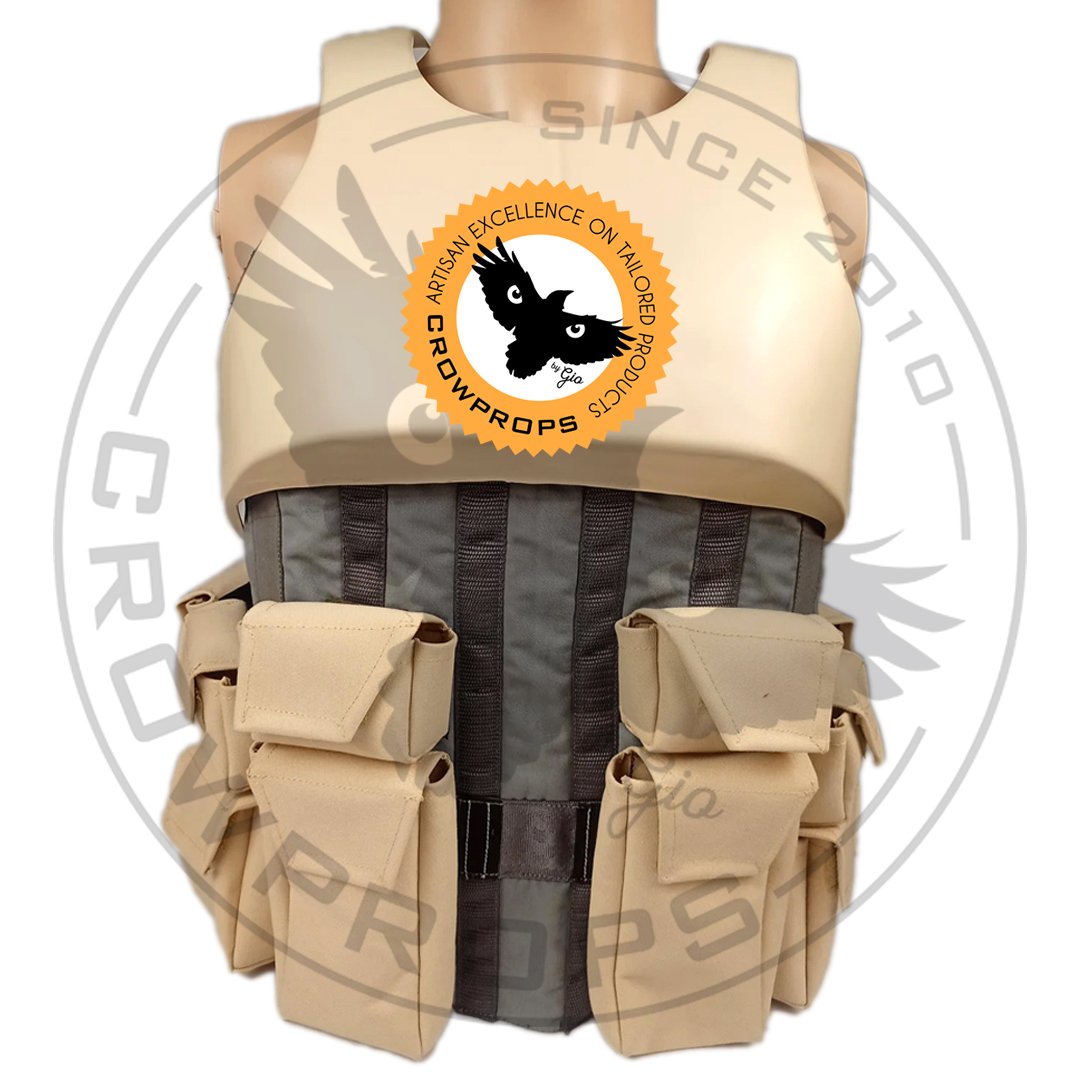 Kashyyyk Combo Cummerbund with Canvas Pouches | CROWPROPS